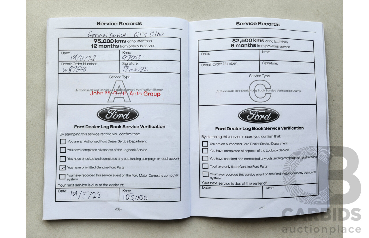 08/2015 Ford Focus Sport LZ 5d Hatchback White 1.5L