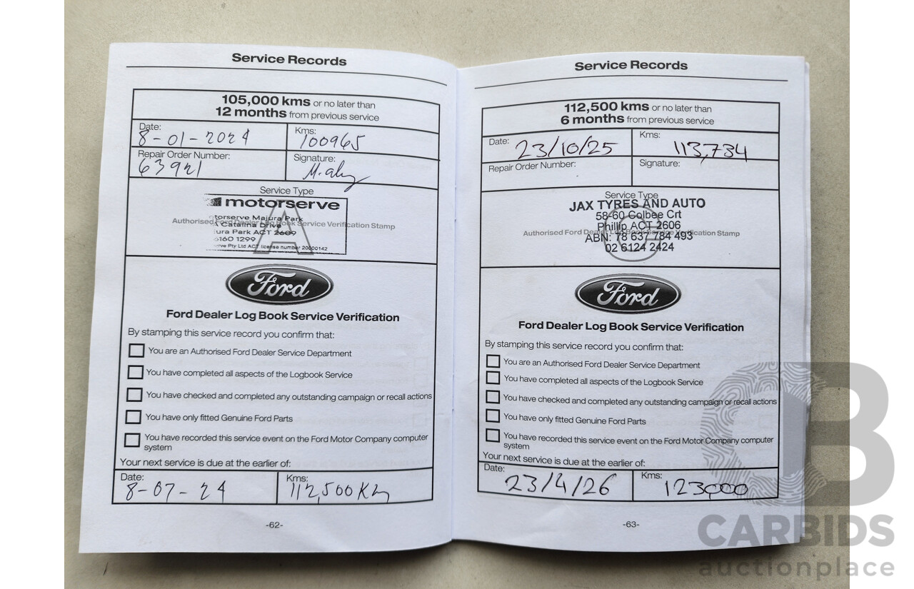 08/2015 Ford Focus Sport LZ 5d Hatchback White 1.5L