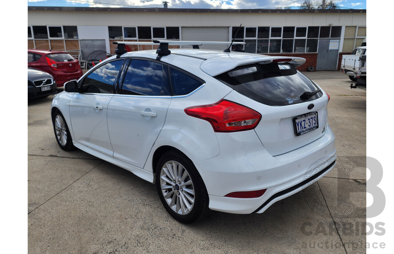 08/2015 Ford Focus Sport LZ 5d Hatchback White 1.5L