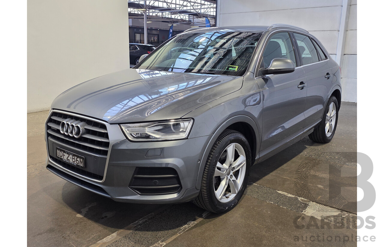 6/2016 Audi Q3 TFSI Sport Quattro (AWD) 8U MY16 4d Wagon Grey 2.0L