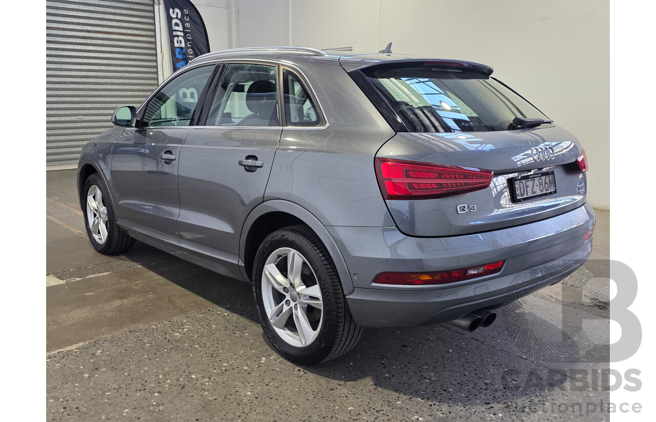 6/2016 Audi Q3 TFSI Sport Quattro (AWD) 8U MY16 4d Wagon Grey 2.0L