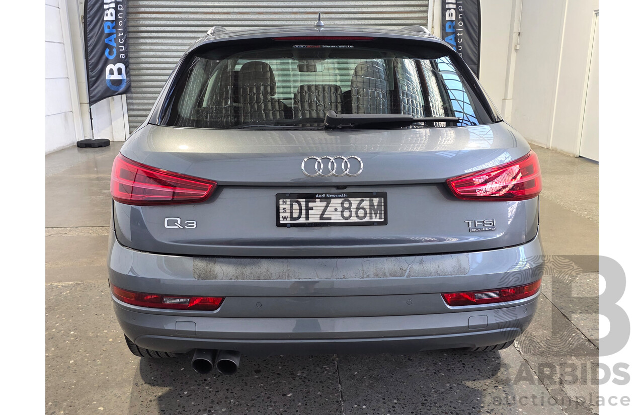 6/2016 Audi Q3 TFSI Sport Quattro (AWD) 8U MY16 4d Wagon Grey 2.0L