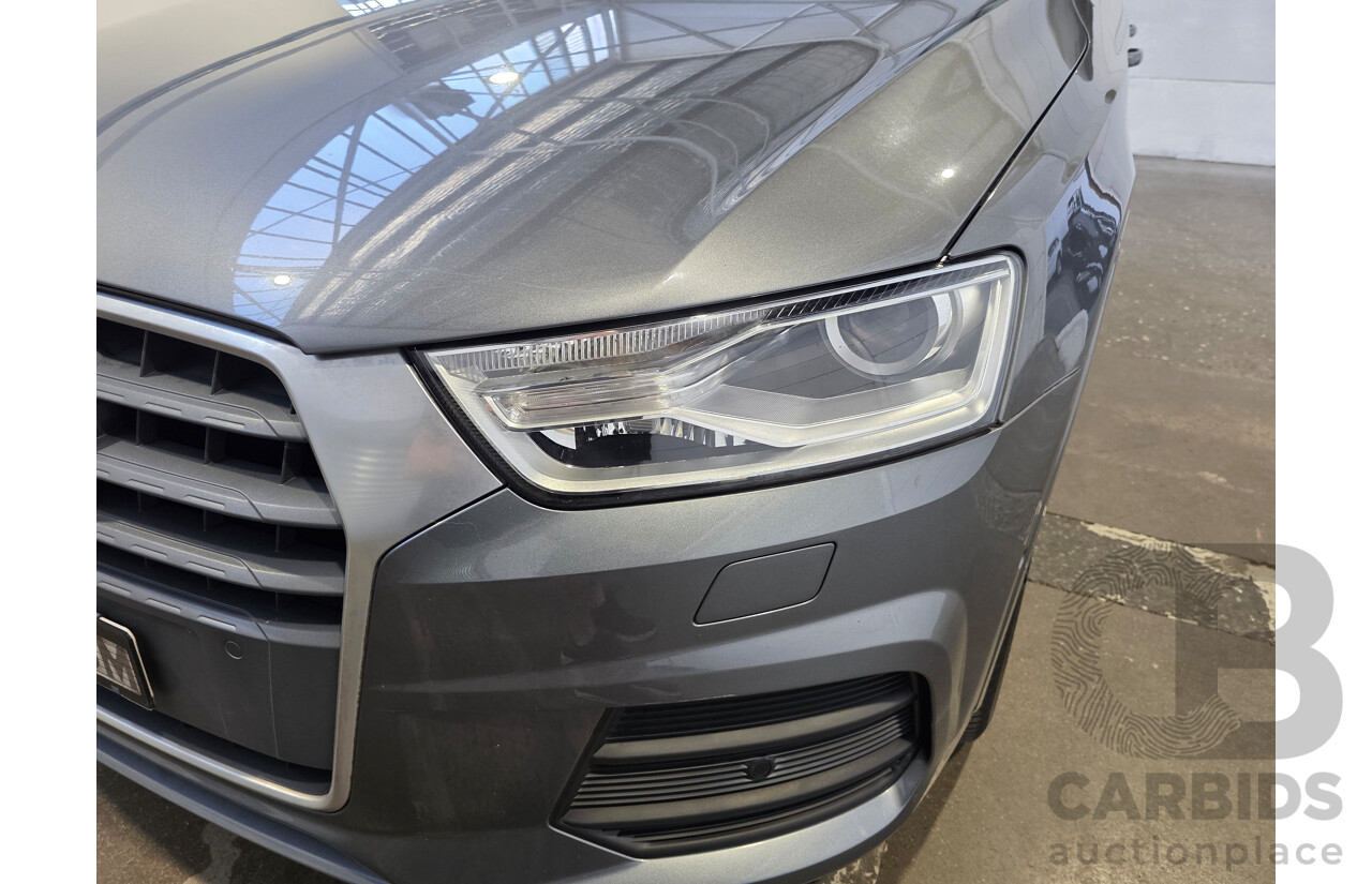 6/2016 Audi Q3 TFSI Sport Quattro (AWD) 8U MY16 4d Wagon Grey 2.0L
