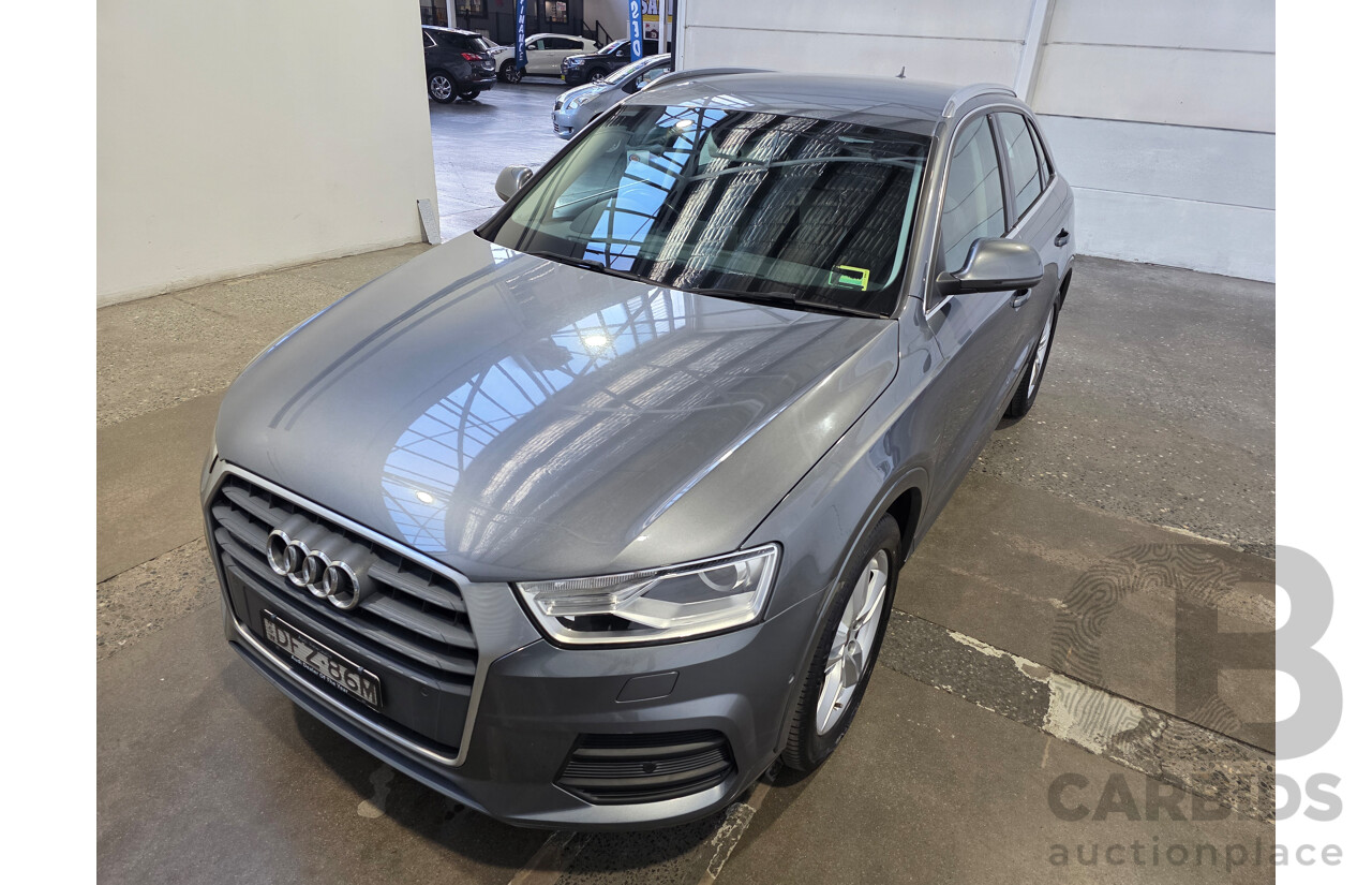 6/2016 Audi Q3 TFSI Sport Quattro (AWD) 8U MY16 4d Wagon Grey 2.0L