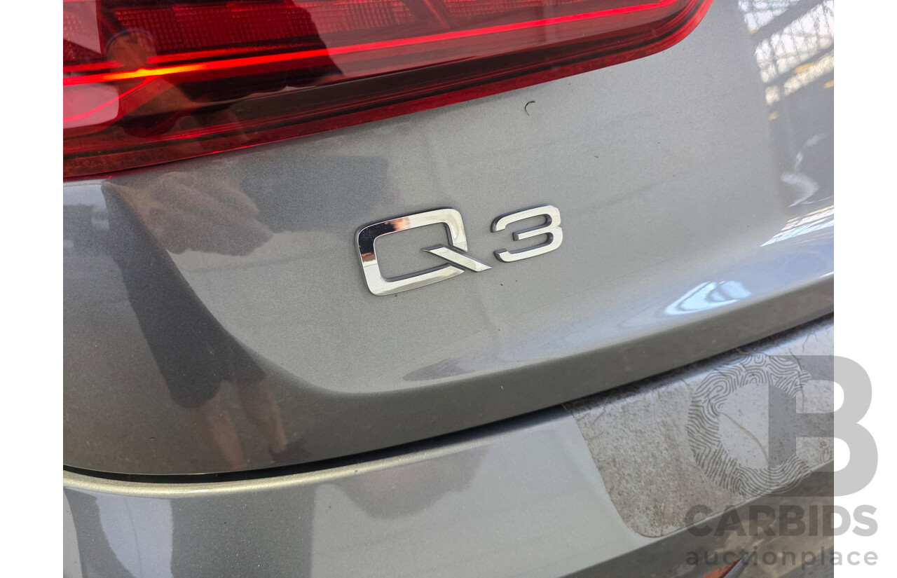 6/2016 Audi Q3 TFSI Sport Quattro (AWD) 8U MY16 4d Wagon Grey 2.0L
