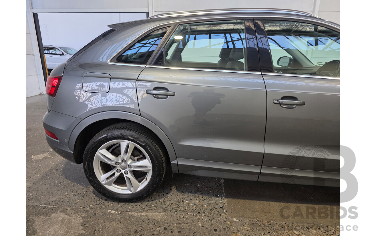 6/2016 Audi Q3 TFSI Sport Quattro (AWD) 8U MY16 4d Wagon Grey 2.0L