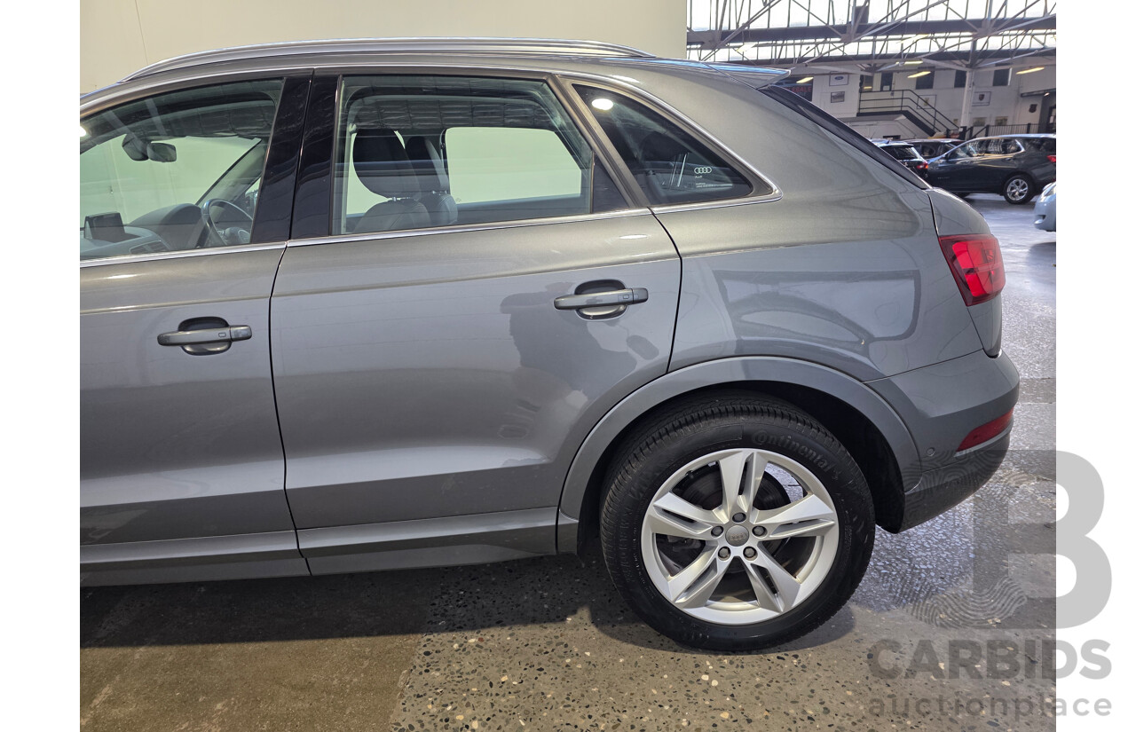6/2016 Audi Q3 TFSI Sport Quattro (AWD) 8U MY16 4d Wagon Grey 2.0L