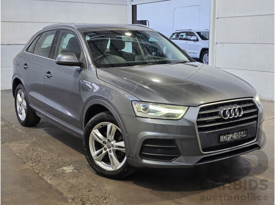 6/2016 Audi Q3 TFSI Sport Quattro (AWD) 8U MY16 4d Wagon Grey 2.0L