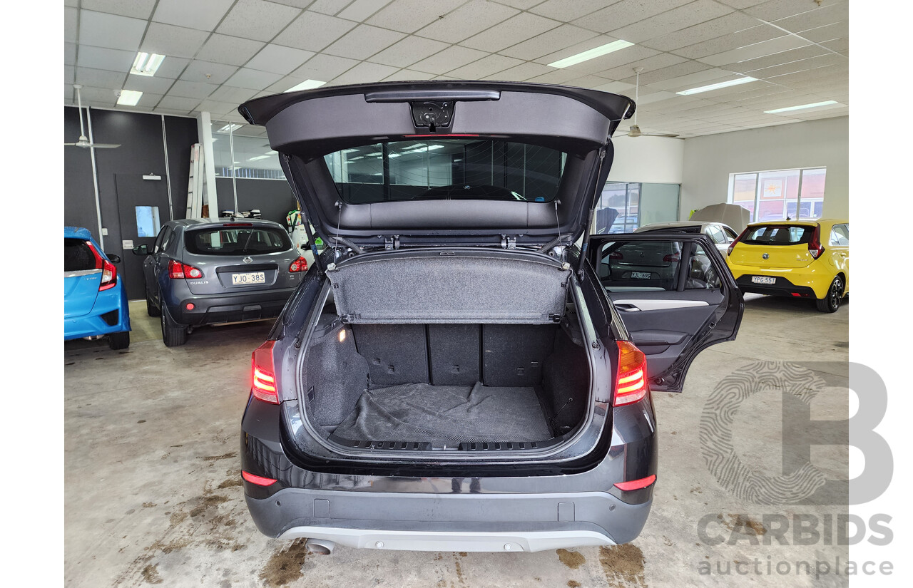 01/2014 Bmw X1 Sdrive 18d E84 MY14 4d Wagon Black 2.0L