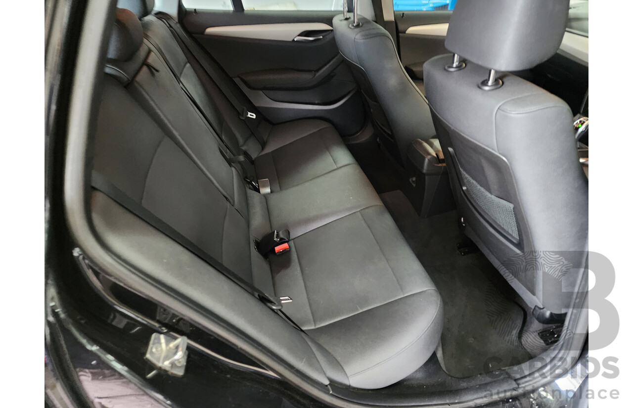 01/2014 Bmw X1 Sdrive 18d E84 MY14 4d Wagon Black 2.0L