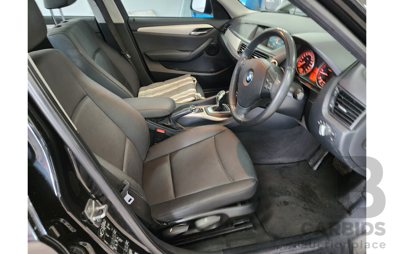01/2014 Bmw X1 Sdrive 18d E84 MY14 4d Wagon Black 2.0L