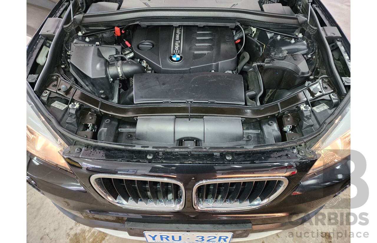 01/2014 Bmw X1 Sdrive 18d E84 MY14 4d Wagon Black 2.0L