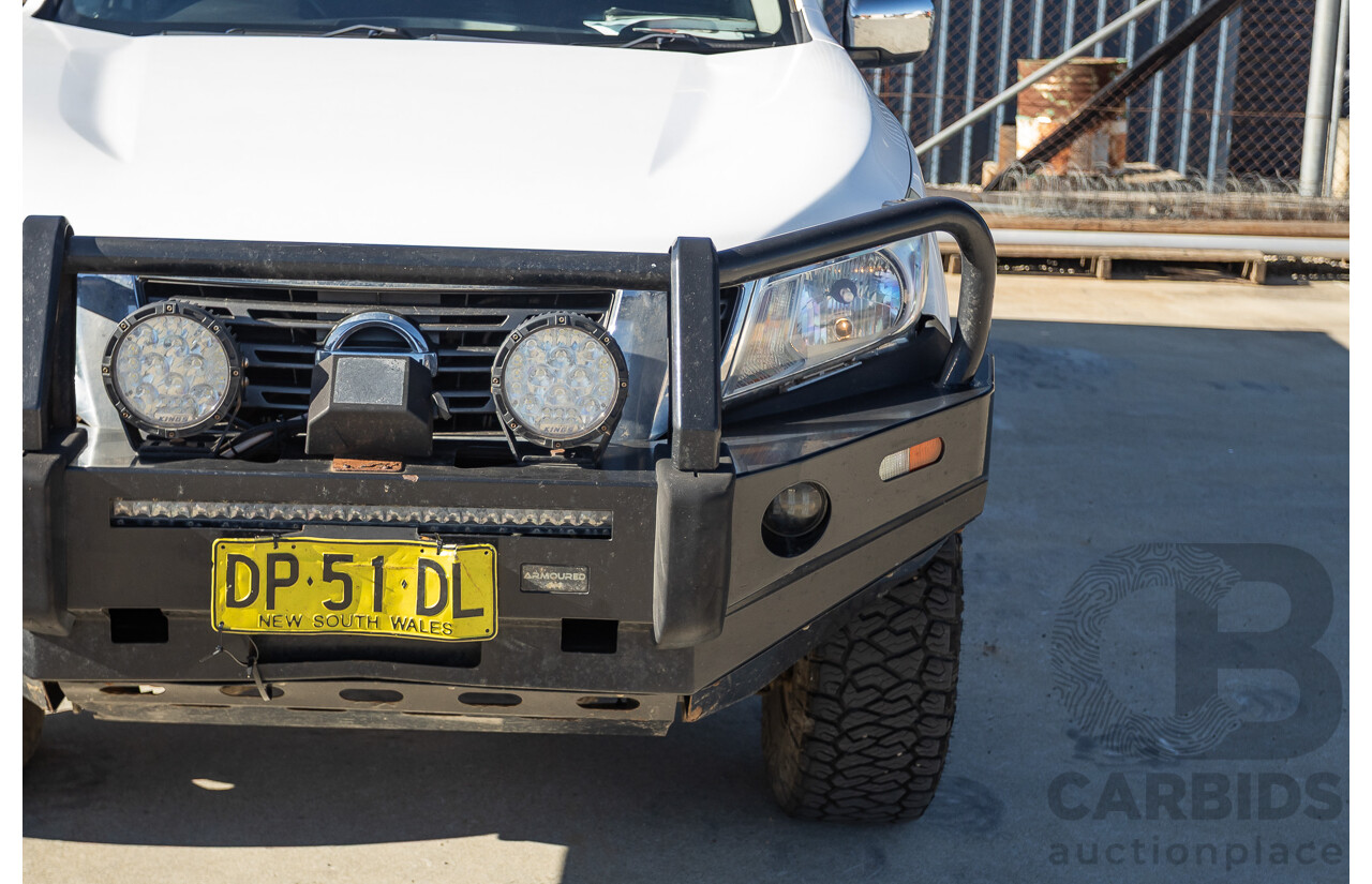 05/2018 Nissan Navara RX (4x4) D23 Series III MY18 Dual C/Chas Polar White Turbo Diesel 2.3L
