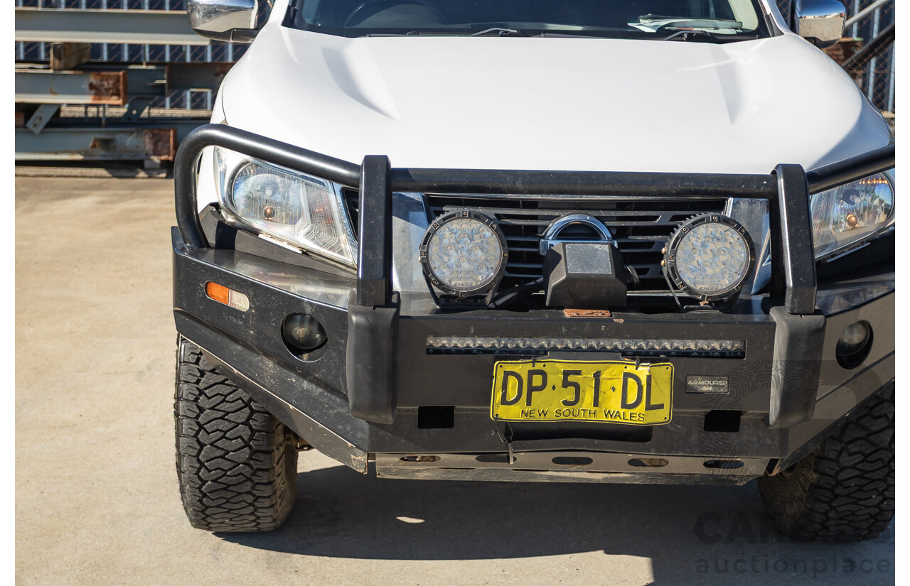 05/2018 Nissan Navara RX (4x4) D23 Series III MY18 Dual C/Chas Polar White Turbo Diesel 2.3L
