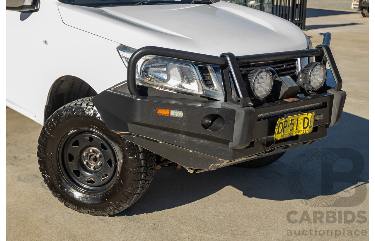05/2018 Nissan Navara RX (4x4) D23 Series III MY18 Dual C/Chas Polar White Turbo Diesel 2.3L