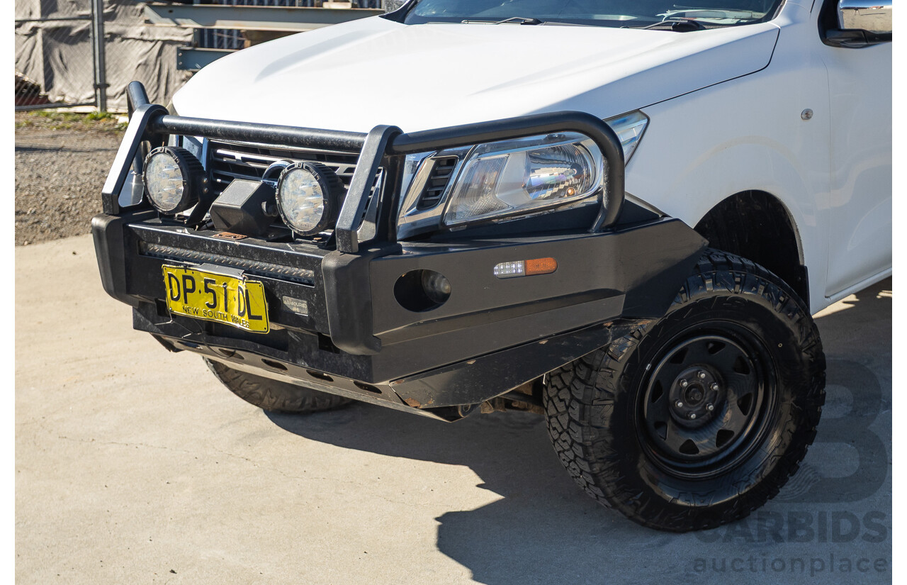 05/2018 Nissan Navara RX (4x4) D23 Series III MY18 Dual C/Chas Polar White Turbo Diesel 2.3L