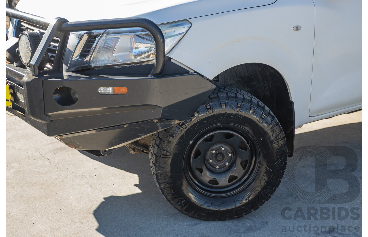 05/2018 Nissan Navara RX (4x4) D23 Series III MY18 Dual C/Chas Polar White Turbo Diesel 2.3L