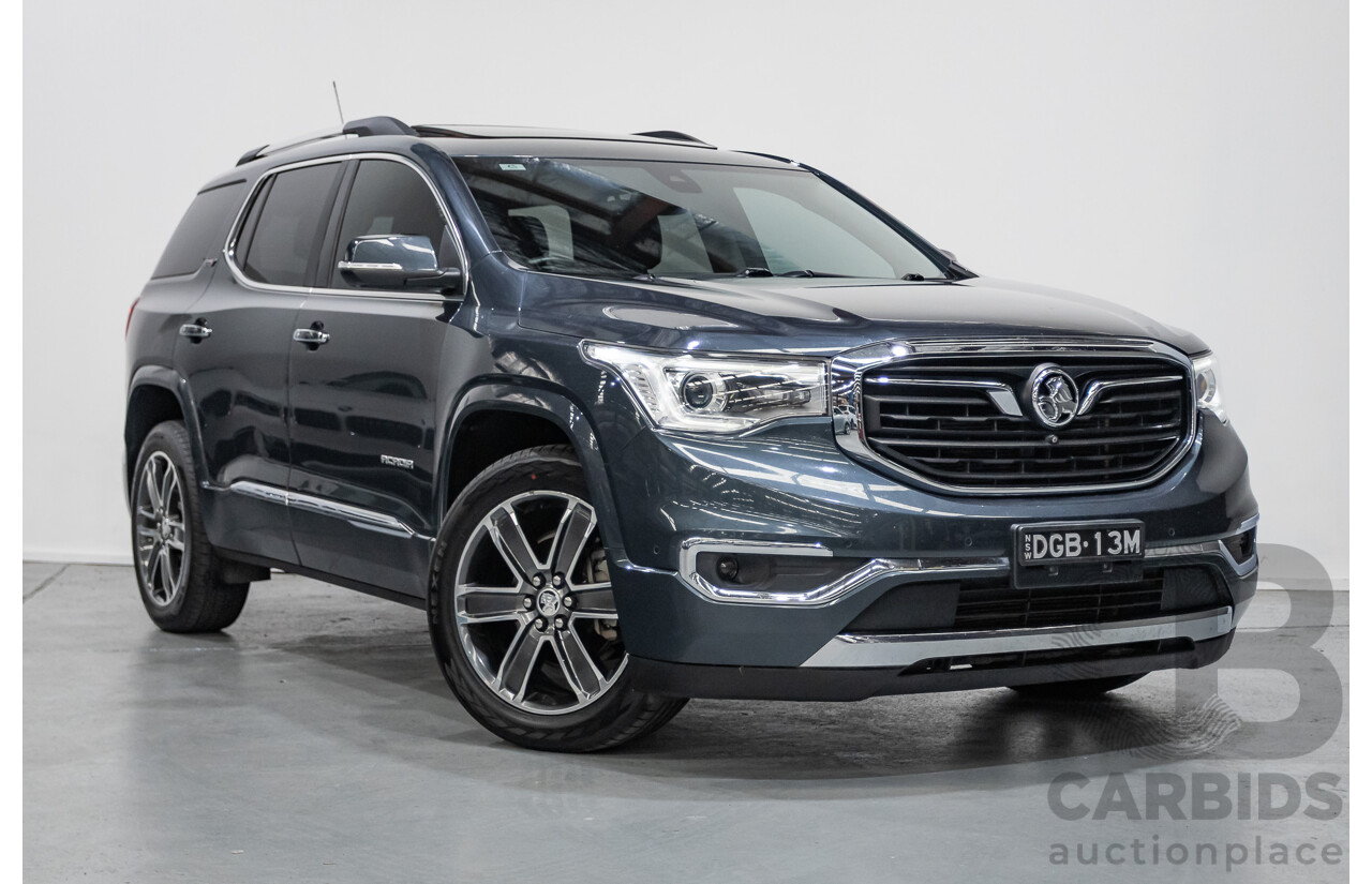 10/2018 Holden Acadia LTZ-V (AWD) AC MY19 4D Wagon Grey 3.6L - 7 seats