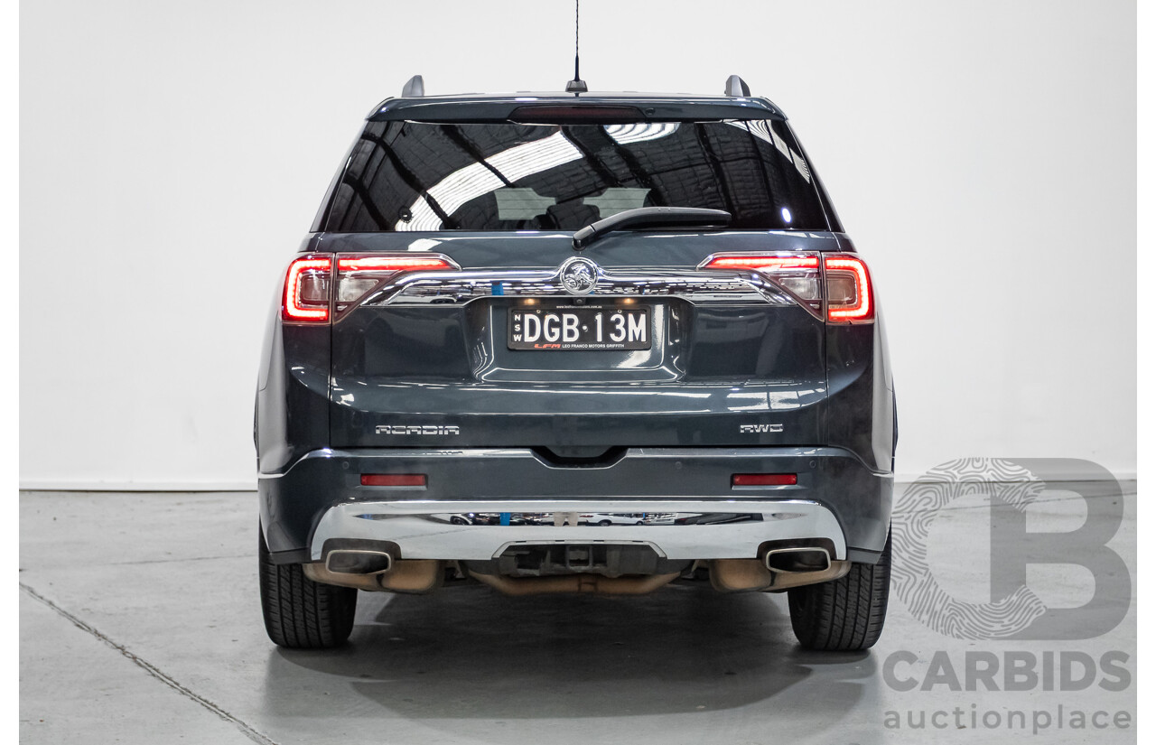 10/2018 Holden Acadia LTZ-V (AWD) AC MY19 4D Wagon Grey 3.6L - 7 seats