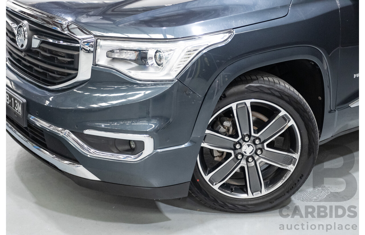 10/2018 Holden Acadia LTZ-V (AWD) AC MY19 4D Wagon Grey 3.6L - 7 seats