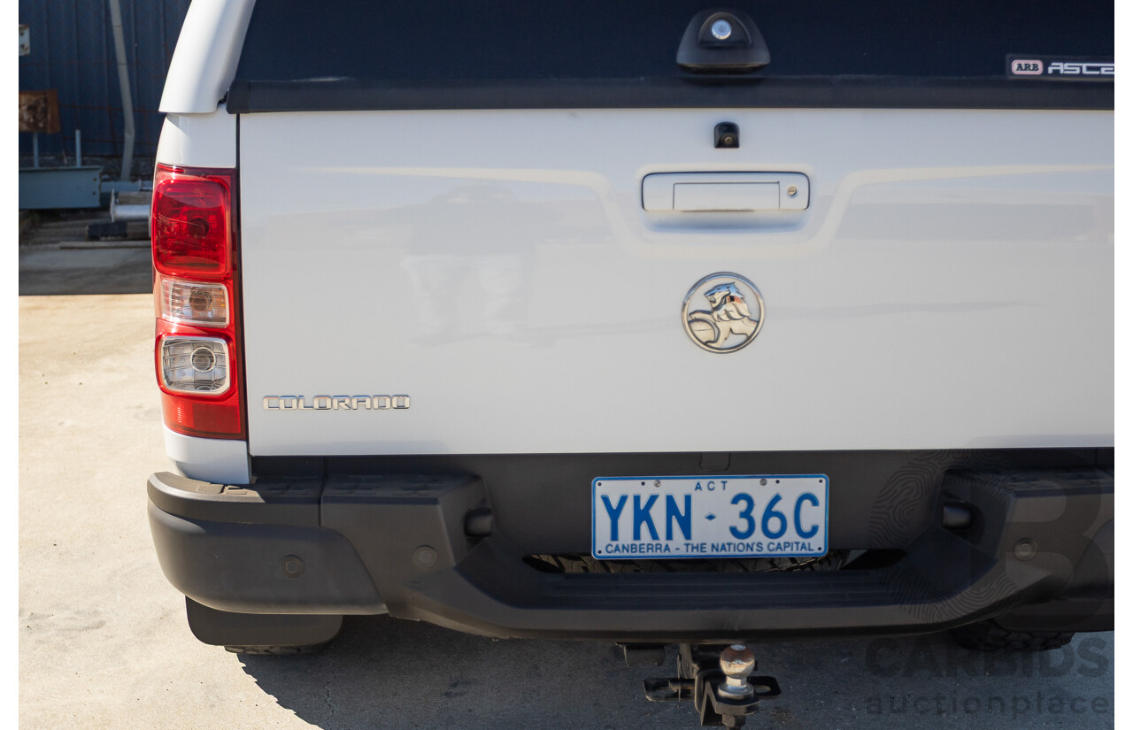 11/2014 Holden Colorado LT (4x4) RG MY15 Crew Cab P/Up Summit White Turbo Diesel 2.8L
