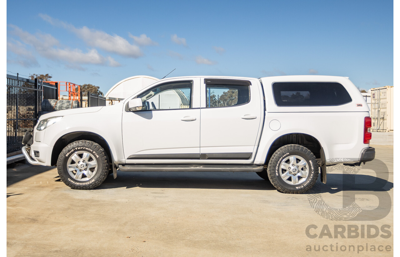 11/2014 Holden Colorado LT (4x4) RG MY15 Crew Cab P/Up Summit White Turbo Diesel 2.8L