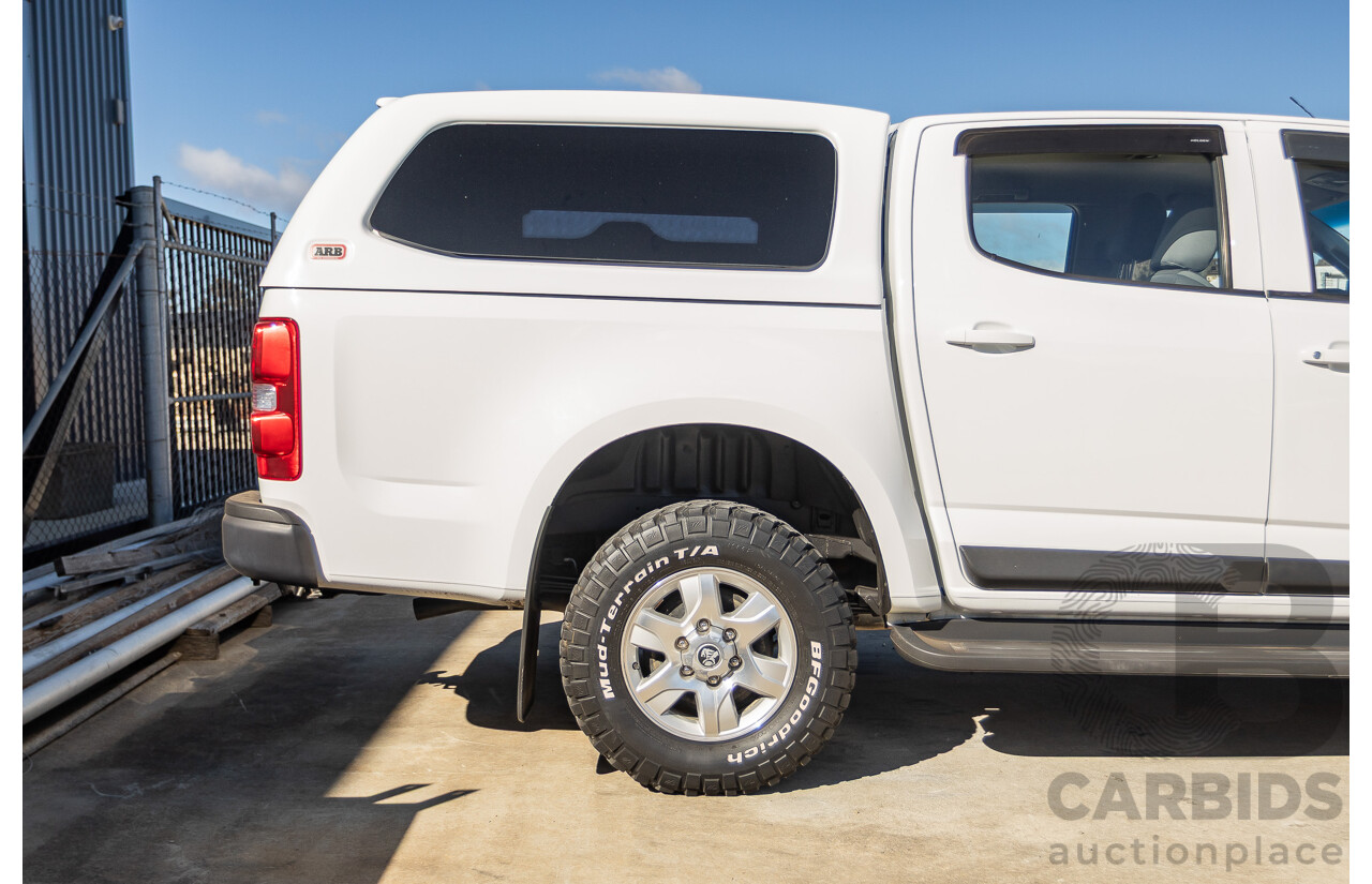 11/2014 Holden Colorado LT (4x4) RG MY15 Crew Cab P/Up Summit White Turbo Diesel 2.8L