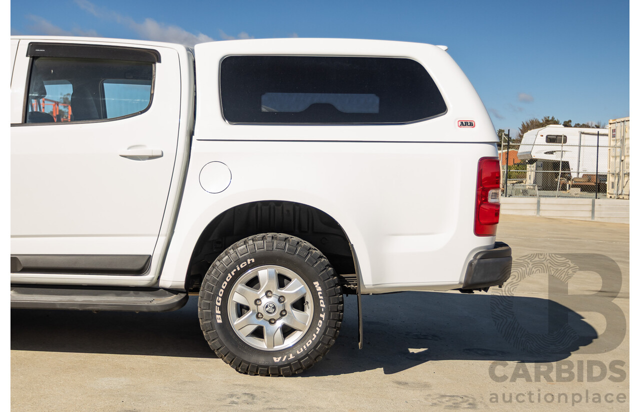 11/2014 Holden Colorado LT (4x4) RG MY15 Crew Cab P/Up Summit White Turbo Diesel 2.8L