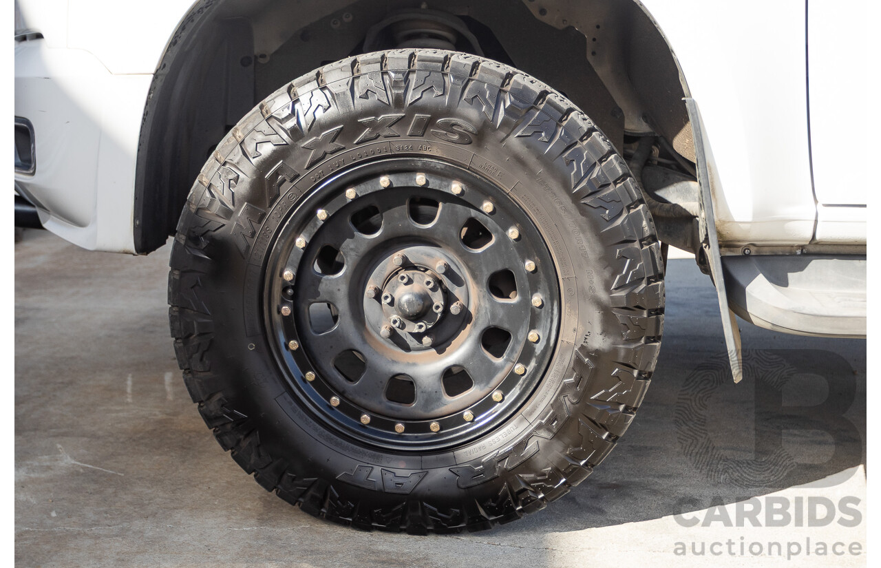 12/2014 Holden Colorado LTZ (4x4) RG MY15 Crew Cab P/Up Summit White Turbo Diesel 2.8L
