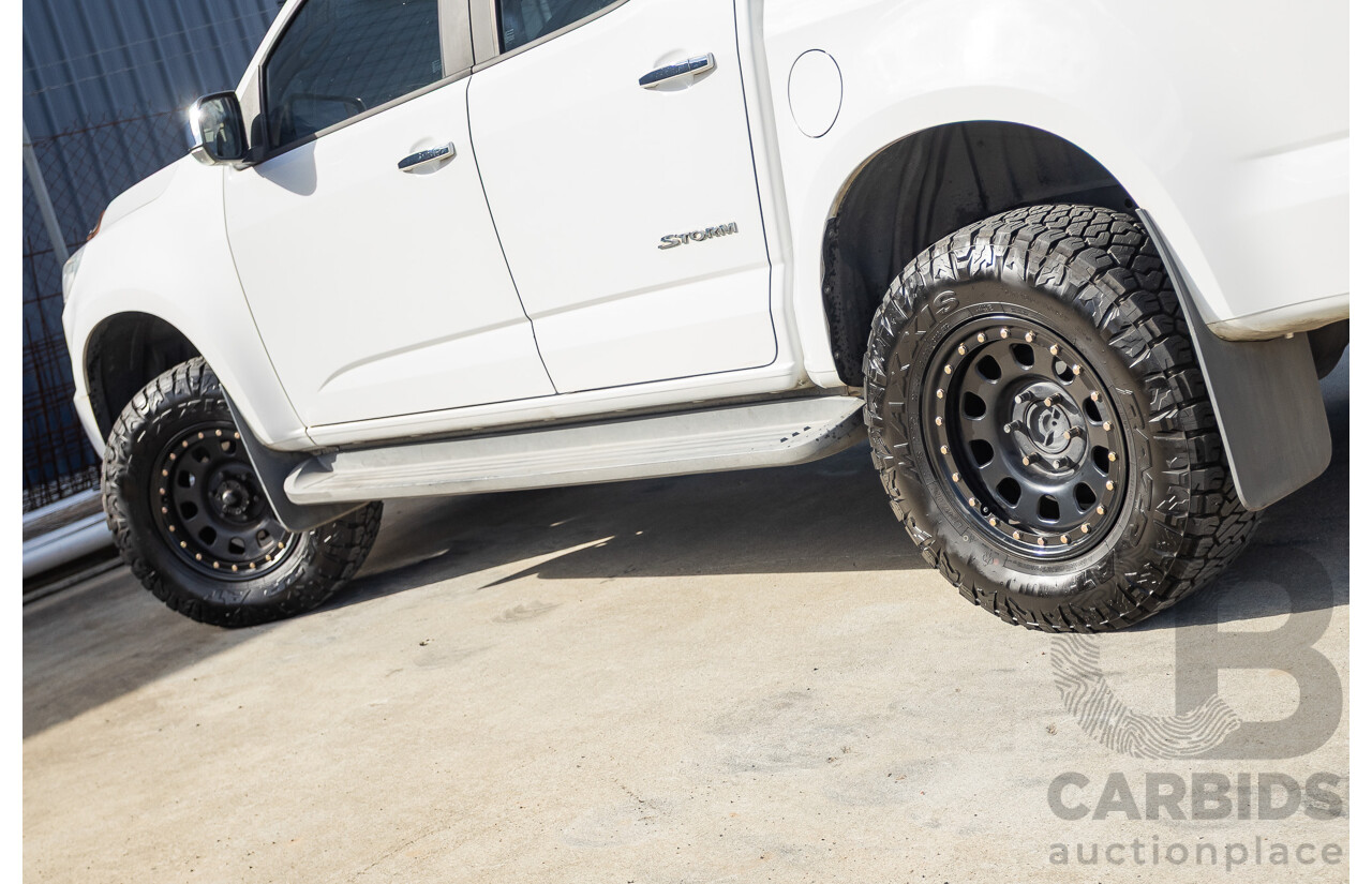 12/2014 Holden Colorado LTZ (4x4) RG MY15 Crew Cab P/Up Summit White Turbo Diesel 2.8L