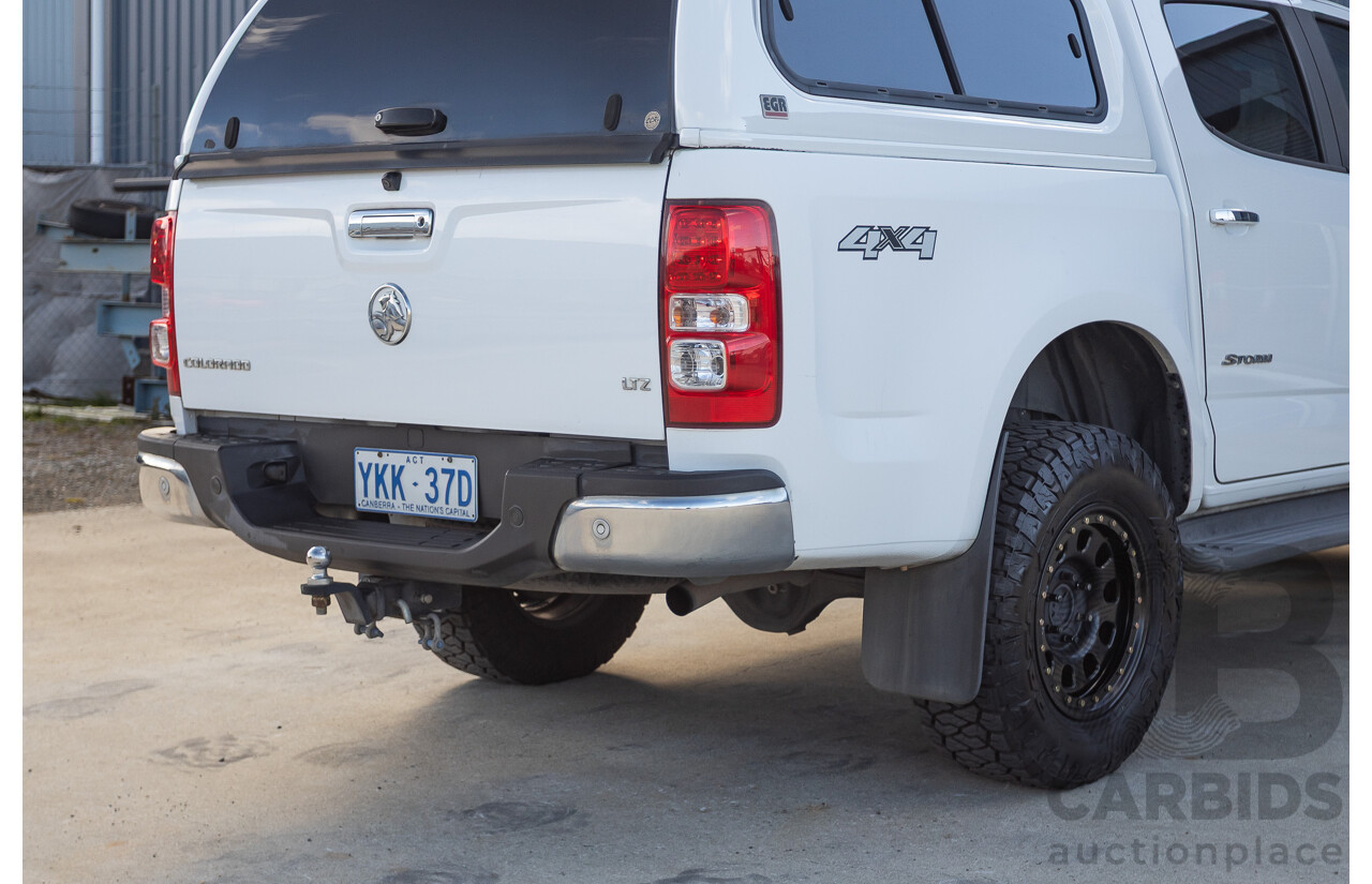 12/2014 Holden Colorado LTZ (4x4) RG MY15 Crew Cab P/Up Summit White Turbo Diesel 2.8L