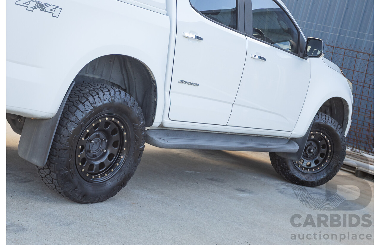 12/2014 Holden Colorado LTZ (4x4) RG MY15 Crew Cab P/Up Summit White Turbo Diesel 2.8L