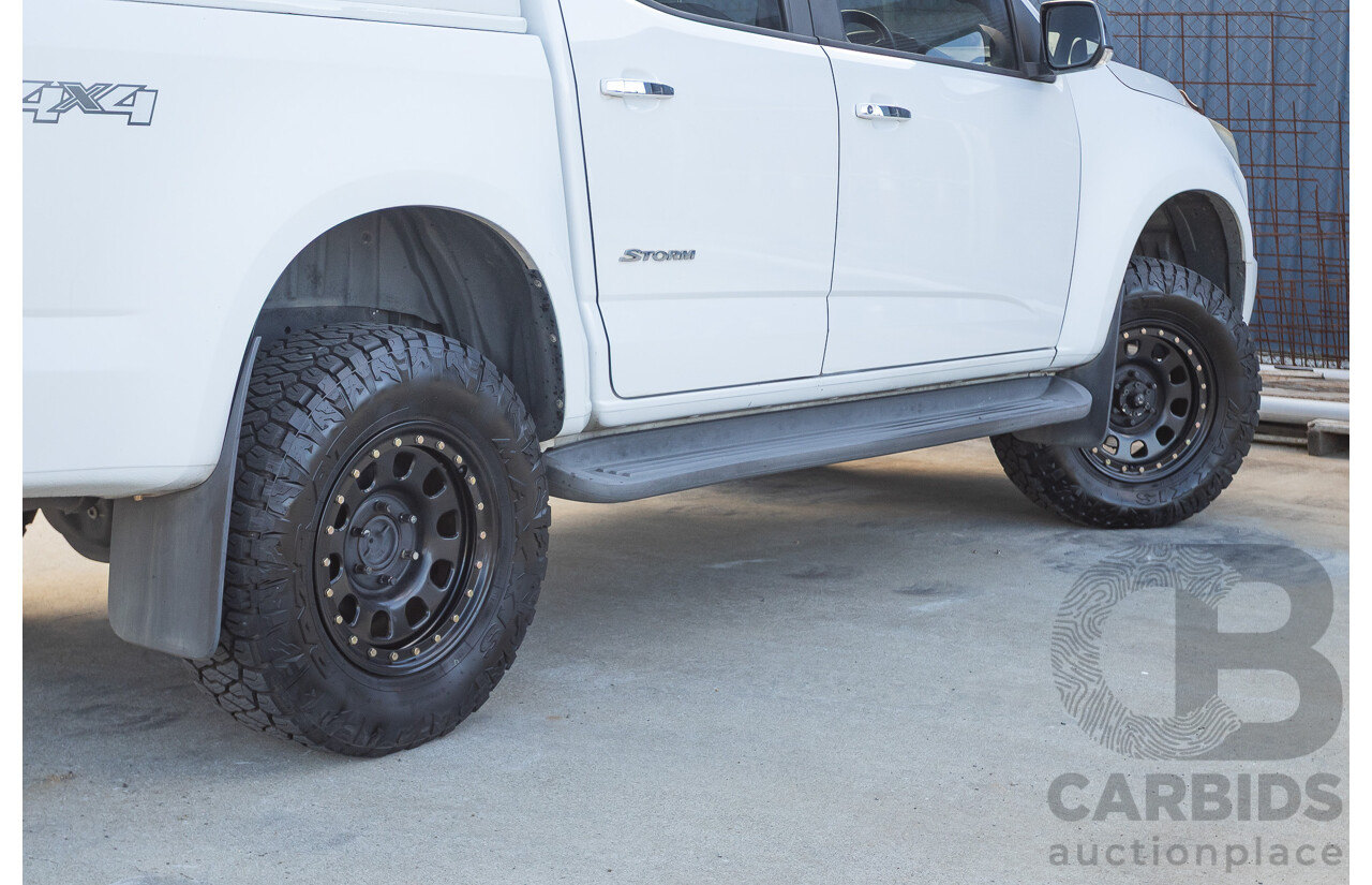 12/2014 Holden Colorado LTZ (4x4) RG MY15 Crew Cab P/Up Summit White Turbo Diesel 2.8L