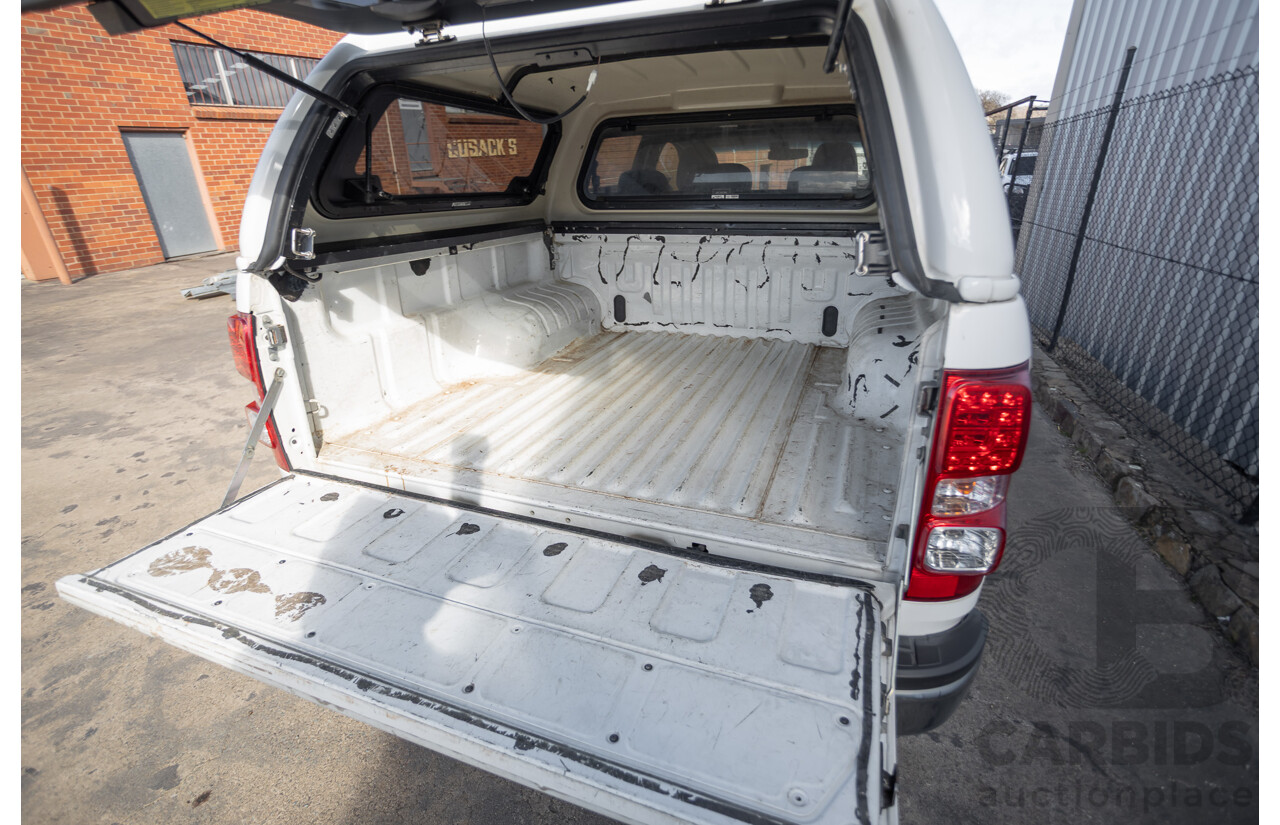 12/2014 Holden Colorado LTZ (4x4) RG MY15 Crew Cab P/Up Summit White Turbo Diesel 2.8L