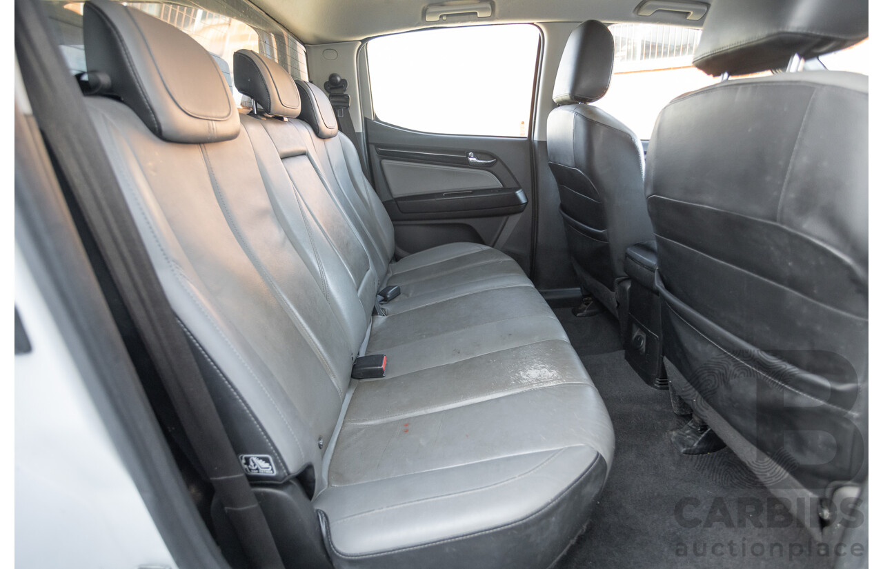 12/2014 Holden Colorado LTZ (4x4) RG MY15 Crew Cab P/Up Summit White Turbo Diesel 2.8L