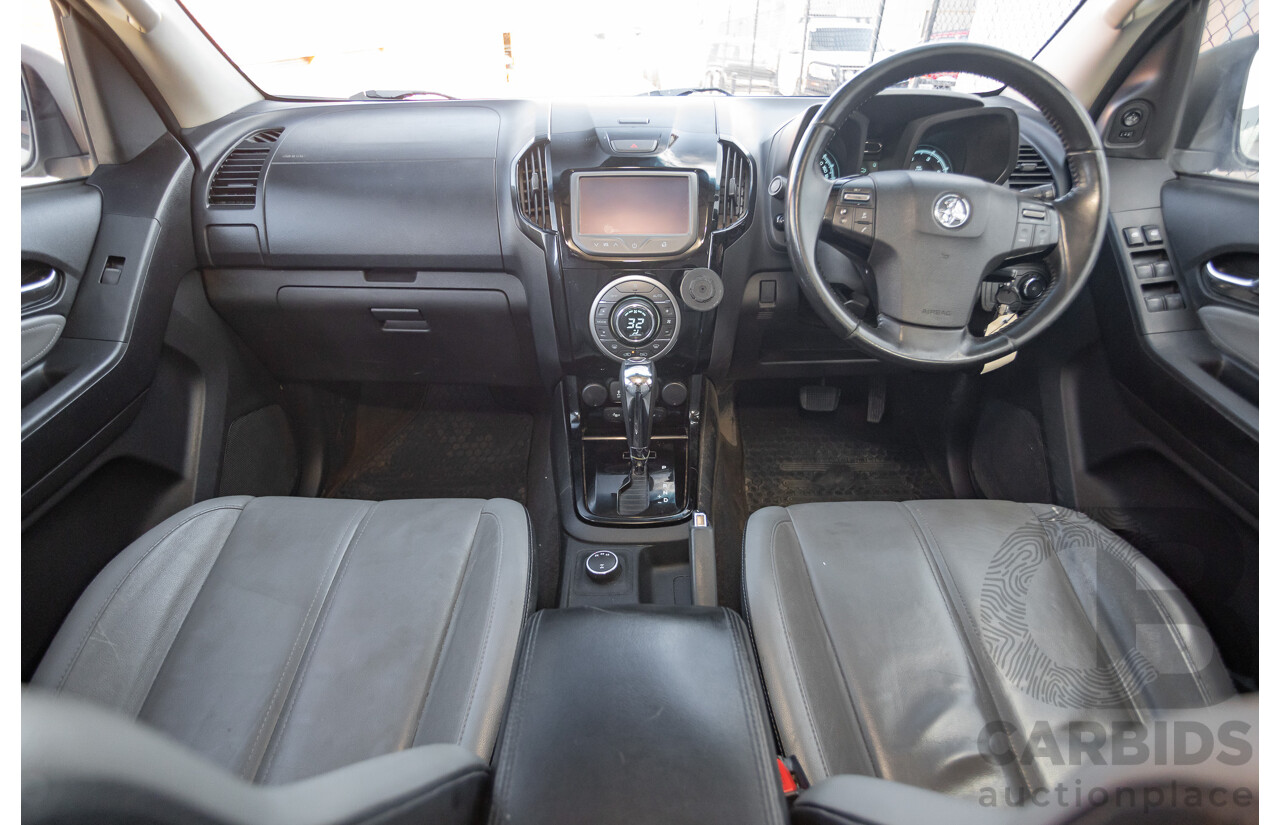 12/2014 Holden Colorado LTZ (4x4) RG MY15 Crew Cab P/Up Summit White Turbo Diesel 2.8L