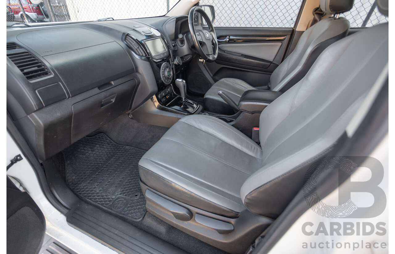 12/2014 Holden Colorado LTZ (4x4) RG MY15 Crew Cab P/Up Summit White Turbo Diesel 2.8L