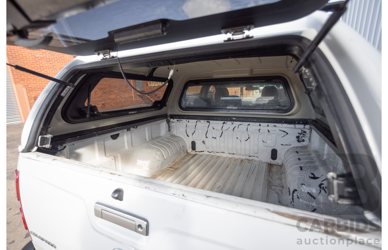 12/2014 Holden Colorado LTZ (4x4) RG MY15 Crew Cab P/Up Summit White Turbo Diesel 2.8L