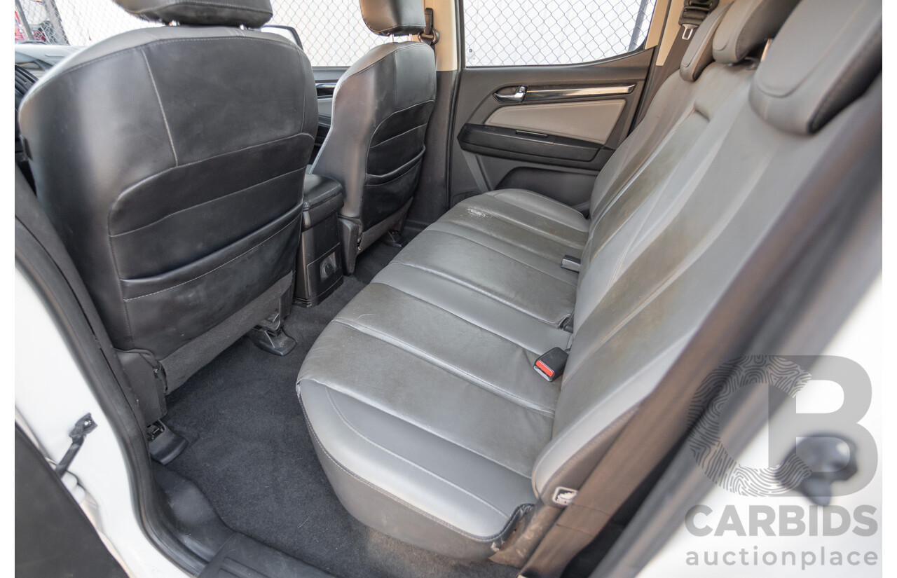12/2014 Holden Colorado LTZ (4x4) RG MY15 Crew Cab P/Up Summit White Turbo Diesel 2.8L