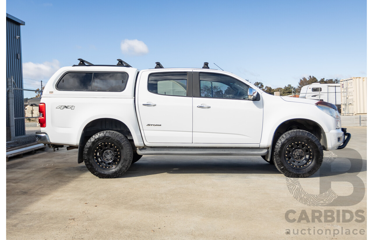 12/2014 Holden Colorado LTZ (4x4) RG MY15 Crew Cab P/Up Summit White Turbo Diesel 2.8L