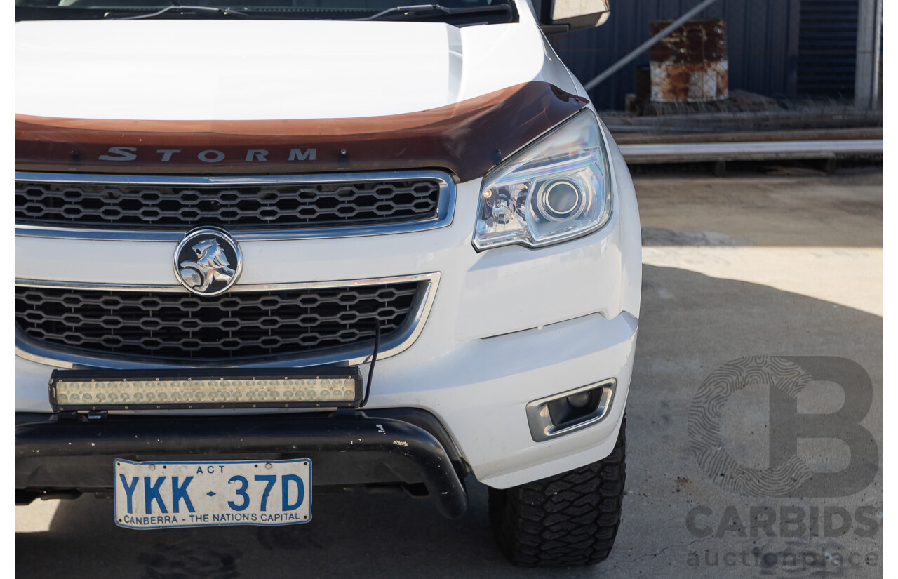 12/2014 Holden Colorado LTZ (4x4) RG MY15 Crew Cab P/Up Summit White Turbo Diesel 2.8L