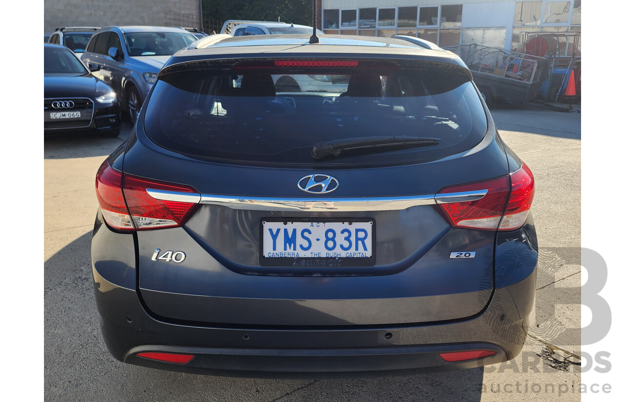 10/2013 Hyundai i40 Active VF 2 4d Wagon Grey 2.0L