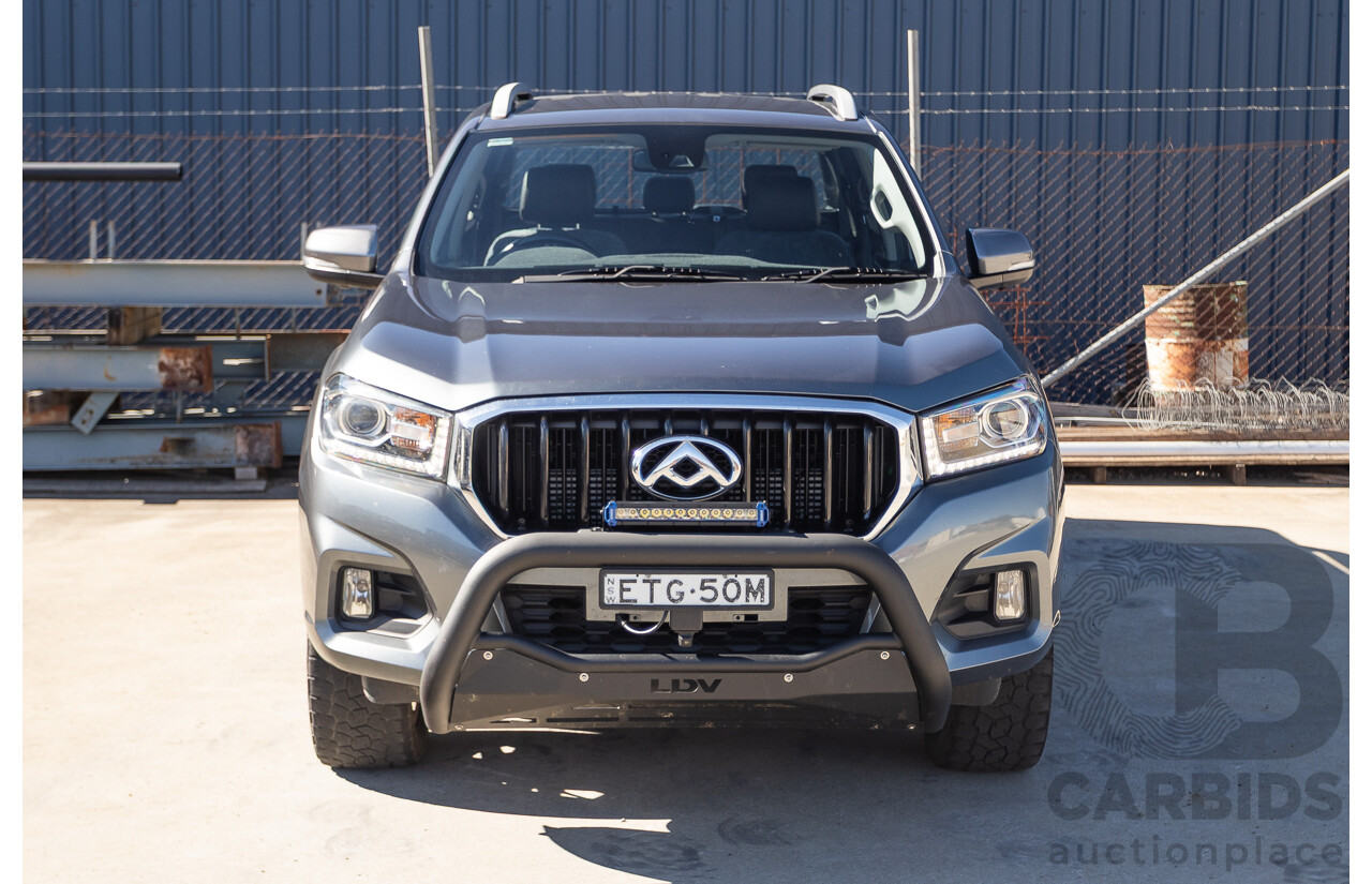 09/2020 LDV T60 Trailrider 2 (4x4) D20 SK8C MY20 Double Cab Utility Lava Grey Turbo Diesel 2.0L