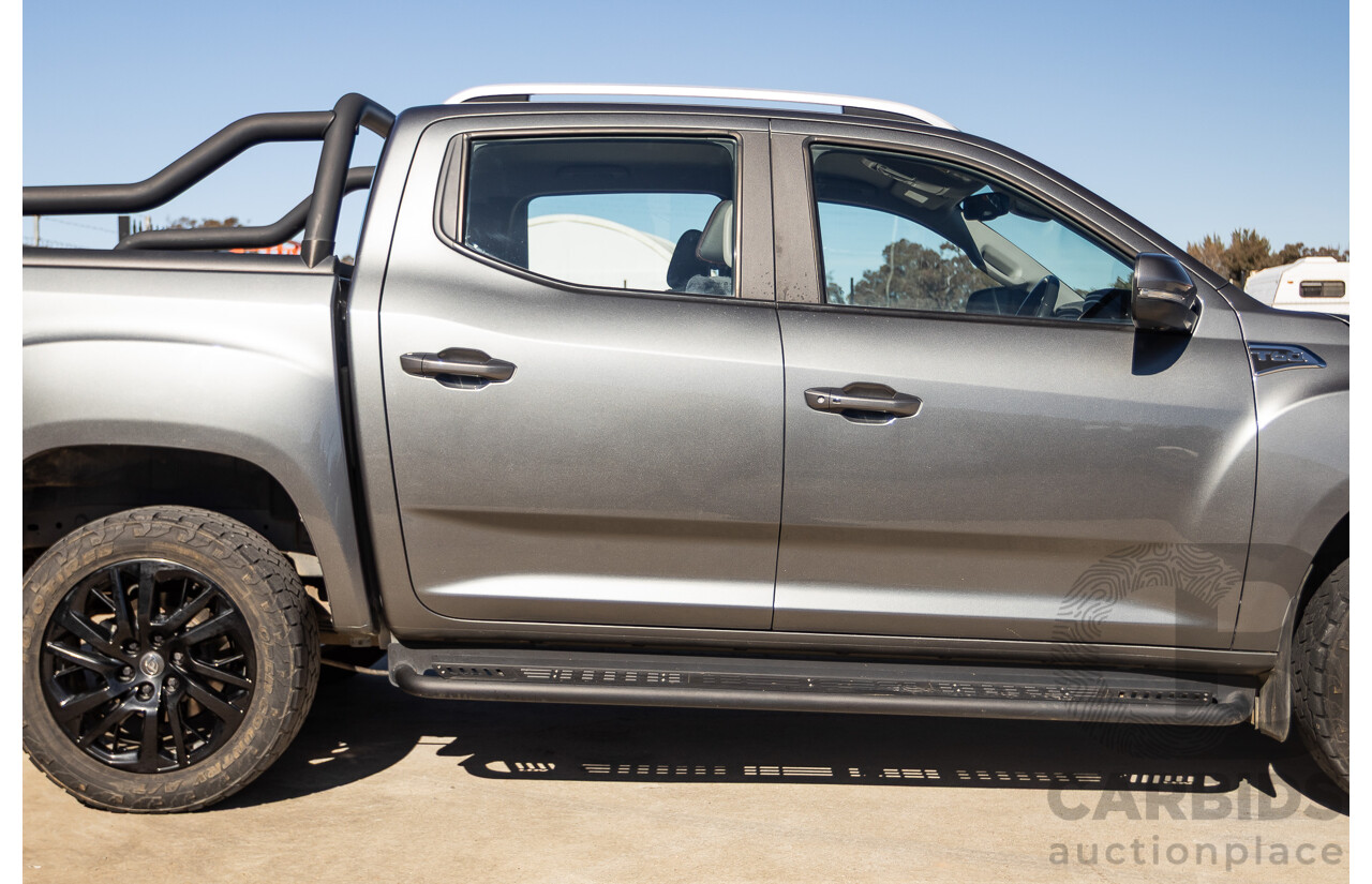 09/2020 LDV T60 Trailrider 2 (4x4) D20 SK8C MY20 Double Cab Utility Lava Grey Turbo Diesel 2.0L