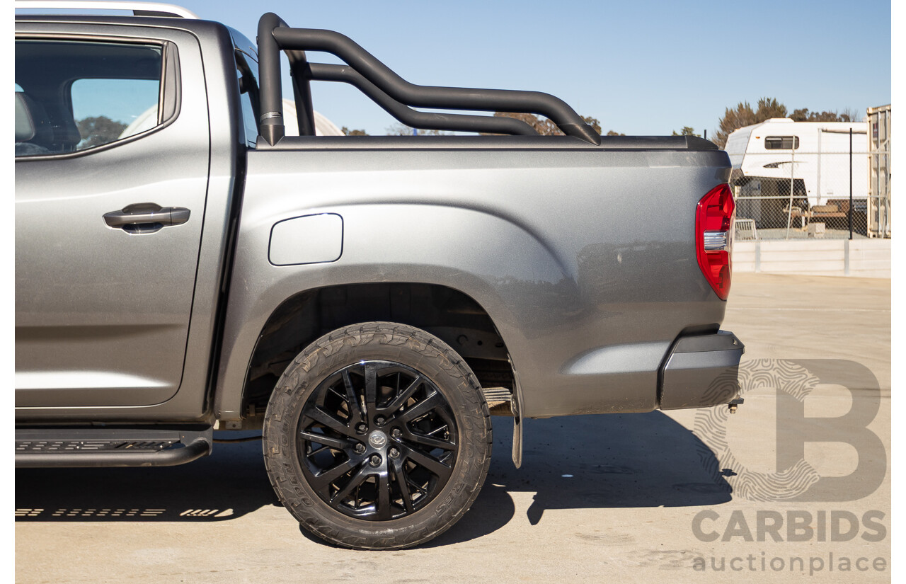 09/2020 LDV T60 Trailrider 2 (4x4) D20 SK8C MY20 Double Cab Utility Lava Grey Turbo Diesel 2.0L