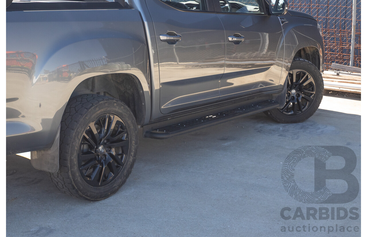 09/2020 LDV T60 Trailrider 2 (4x4) D20 SK8C MY20 Double Cab Utility Lava Grey Turbo Diesel 2.0L
