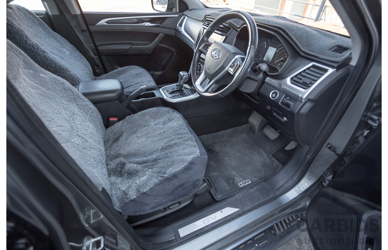 09/2020 LDV T60 Trailrider 2 (4x4) D20 SK8C MY20 Double Cab Utility Lava Grey Turbo Diesel 2.0L