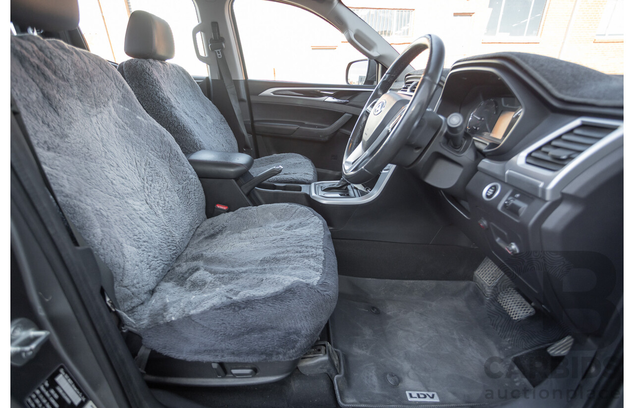 09/2020 LDV T60 Trailrider 2 (4x4) D20 SK8C MY20 Double Cab Utility Lava Grey Turbo Diesel 2.0L