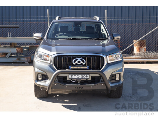09/2020 LDV T60 Trailrider 2 (4x4) D20 SK8C MY20 Double Cab Utility Lava Grey Turbo Diesel 2.0L
