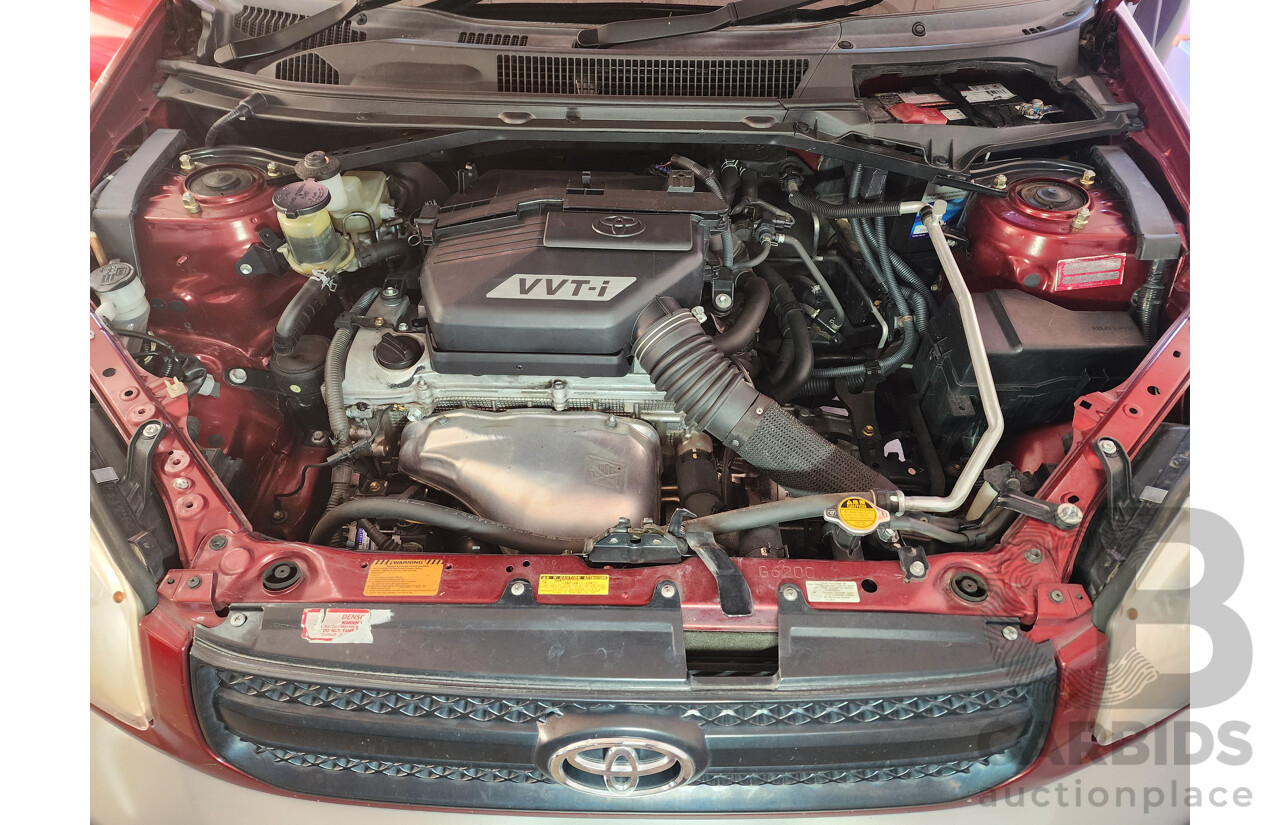 02/2005 Toyota Rav4 CV (4x4) ACA23R 4d Wagon Red 2.4L